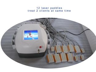 Trung Quốc Abs Plastic Lipo Laser Machine Body Slimming , Weight Loss Machine 12 Pads Diodes Lipo Laser nhà cung cấp